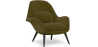 Buy Velvet Upholstered Armchair - Uyere Olive 60706 - in the UK