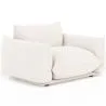 Buy Armchair - Upholstered in Bouclé Fabric - Wers White 61012