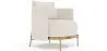 Designer Armchair - Upholstered in Bouclé Fabric - Terrec image 9