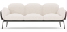 Buy 3-Seater Sofa - Upholstered in Bouclé Fabric - Vandan White 61024 - in the UK