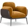 Buy Upholstered Velvet Armchair - June Mustard 60650