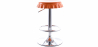 Buy Swivel Barstool - Metal Design - Bottle Orange 49737 in the United Kingdom