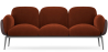 Buy 3-Seater Sofa - Upholstered in Velvet - Vandan Chocolate 60652 in the United Kingdom