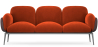 Buy 3-Seater Sofa - Upholstered in Velvet - Vandan Brick 60652 in the United Kingdom