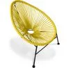 Buy Acapulco Chair - Black Legs Yellow 58294
