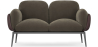 Buy 2-Seater Sofa - Upholstered in Velvet - Vandan Taupe 60651 - in the UK