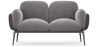 Buy 2-Seater Sofa - Upholstered in Velvet - Vandan Light grey 60651 - in the UK