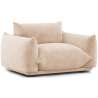 Buy Armchair - Velvet Upholstery - Wers Beige 61011 in the United Kingdom
