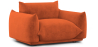 Buy Armchair - Velvet Upholstery - Wers Brick 61011 at Privatefloor