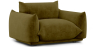 Buy Armchair - Velvet Upholstery - Wers Olive 61011 home delivery