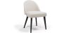 Buy Dining Chair - Upholstered in Bouclé Fabric - Grata White 61051 - in the UK