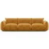 Buy 3-Seater Sofa - Velvet Upholstery - Wers Mustard 61013