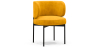 Buy Dining Chair - Upholstered in Velvet - Loraine Yellow 61007 in the United Kingdom