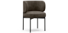 Buy Dining Chair - Upholstered in Velvet - Loraine Taupe 61007 with a guarantee