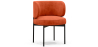 Buy Dining Chair - Upholstered in Velvet - Loraine Brick 61007 home delivery