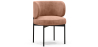 Buy Dining Chair - Upholstered in Velvet - Loraine Cream 61007 at Privatefloor