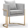 Dining Chair - With armrests - Upholstered in Velvet - Giorgia image 9