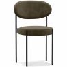 Dining Chair - Upholstered in Velvet - Black Metal - Margot image 9