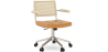 Buy Rattan Office Chair - Swivel - Goner Brown 61143 - in the UK