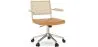 Rattan Office Chair - Swivel - Goner image 9