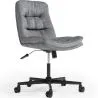 Buy Upholstered Office Chair - Swivel - Hera Dark grey 61144