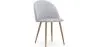 Dining Chair - Upholstered in Velvet - Backrest with Pattern - Evelyne image 9