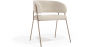 Buy Dining Chair - Upholstered in Fabric - Roaw Beige 61151 - in the UK