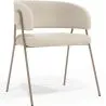 Buy Dining Chair - Upholstered in Fabric - Roaw Beige 61151