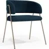 Buy Dining Chair - Upholstered in Fabric - Roaw Dark blue 61151