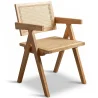 Dining Chair in Cane Rattan - with Armrests - Kane image 9