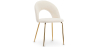 Buy Dining Chair - Upholstered in Bouclé Fabric - Amarna White 61167 - in the UK