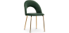 Buy Dining Chair - Upholstered in Velvet - Amarna Dark green 61168 in the United Kingdom