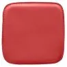 Buy Cushion for Square Stool - Faux Leather - Stylix Red 61221