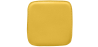 Buy Cushion for Square Stool - Faux Leather - Stylix Yellow 61221 in the United Kingdom