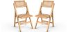 2 pack of Dining chair in Canage rattan and wood - Umbra image 9