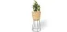 Round Floor Planter - Boho Style - 65 CM - Firna image 9