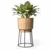 Round Floor Planter - Boho Style - Aventura image 9