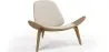 Designer armchair - Scandinavian armchair - Boucle upholstery - Lucy image 9