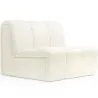 Buy Straight Module Sofa - Upholstered in Bouclé Fabric - Herridon White 61249