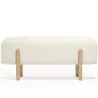 Upholstered Bouclé Bench - Curve image 9