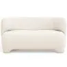 2/3 Seater Sofa - Upholstered in Bouclé Fabric - Magnolia image 9