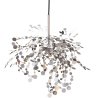 Buy Hanging Steel Lamp - Flora Silver 61261 - in the UK