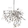 Buy Hanging Steel Lamp - Flora Silver 61261