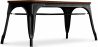 Buy  Industrial Design Bench - Wood and Metal - Stylix Black 58436 - in the UK