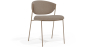 Buy Dining chair - Upholstered in Bouclé Fabric - Seda Taupe 61150 in the United Kingdom