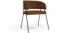 Buy Dining chair - Upholstered in Bouclé Fabric - Charke Chocolate 61153 - prices