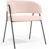 Buy Dining chair - Upholstered in Bouclé Fabric - Charke Ivory 61153