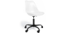 Buy Office Chair with Wheels - Swivel Desk Chair - Tulip Black Frame White 61270 - in the UK