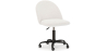 Buy Upholstered Office Chair - Bouclé - Evelyne White 61271 - in the UK