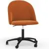 Buy Upholstered Office Chair - Velvet - Evelyne Orange 61272
